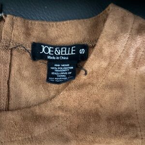 Joe & Elle Tan Suede Apparel